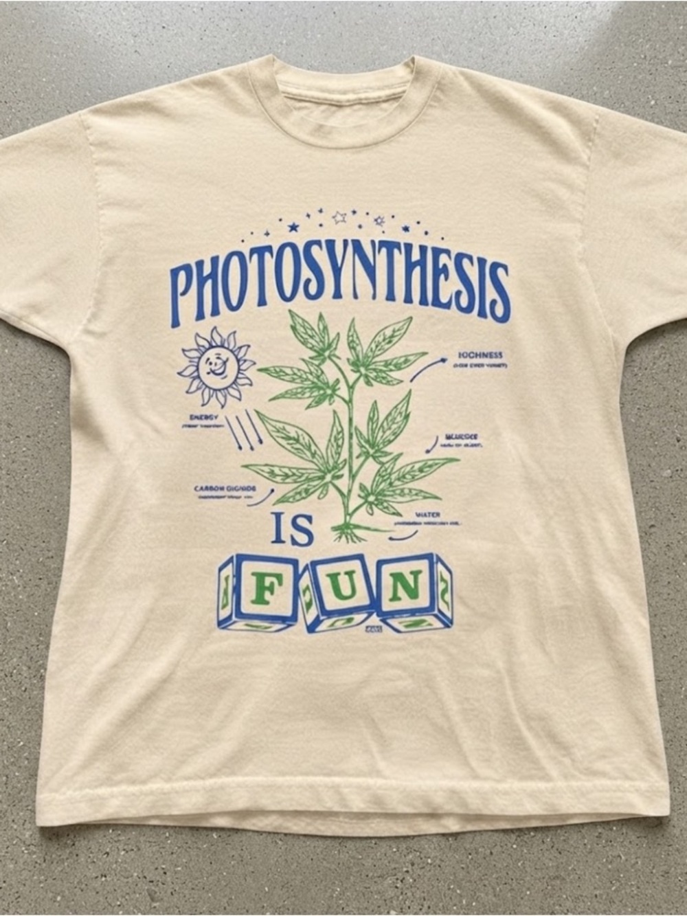 Photosynthesis Graphic T-Shirt Gildan Cotton Unisex Casual Tee | Yellowhaze